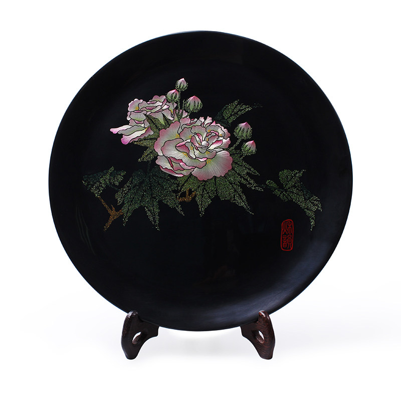 成都漆器大漆非遗工艺品中国国风摆件中式风格漆器