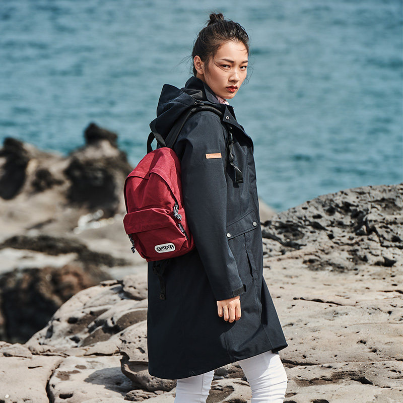 outdoor套羽绒冲锋衣女式潮牌秋冬户外防风防水三合一女外套