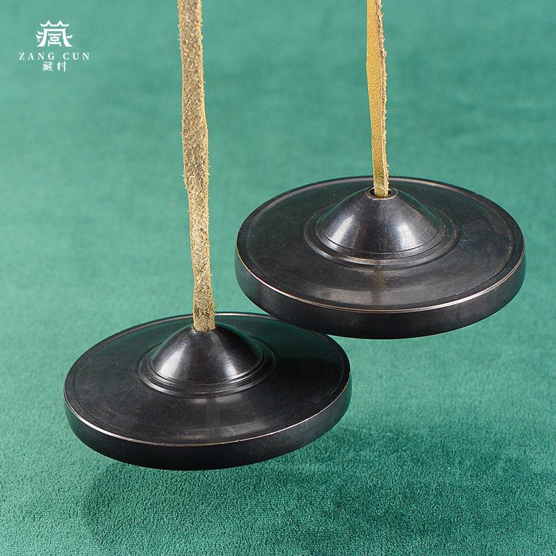 尼泊尔手工纯铜碰铃撞铃碰钟藏式民族乐器配件摆件