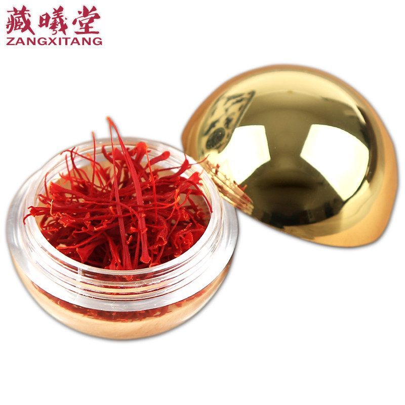 红花藏红花1瓶共1克花茶伊朗非草传统滋补品其他
