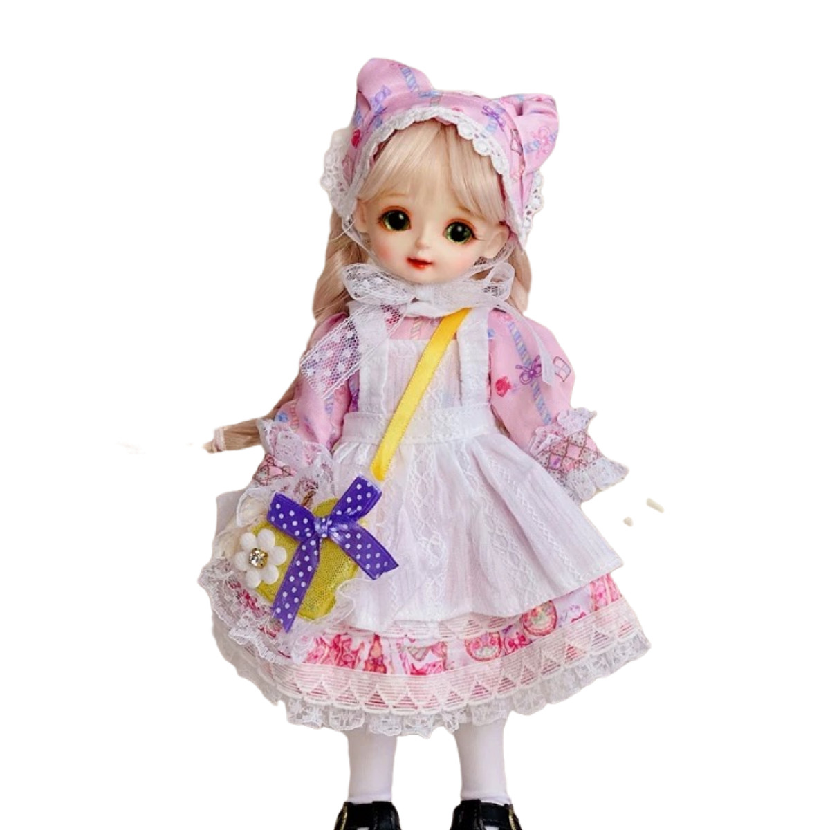 jk洛丽塔连衣裙可装洋娃娃厘米套装衣服娃娃bjdbjd娃衣