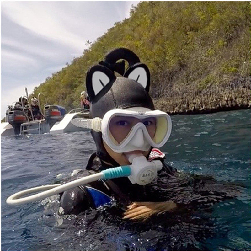 潜水kinnoscuba科诺原创可爱卡通头套小恶魔其他