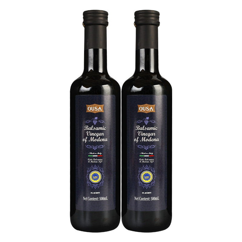欧萨萨摩德纳黑醋500ml意大利进口葡萄酒酿造食醋醋制品