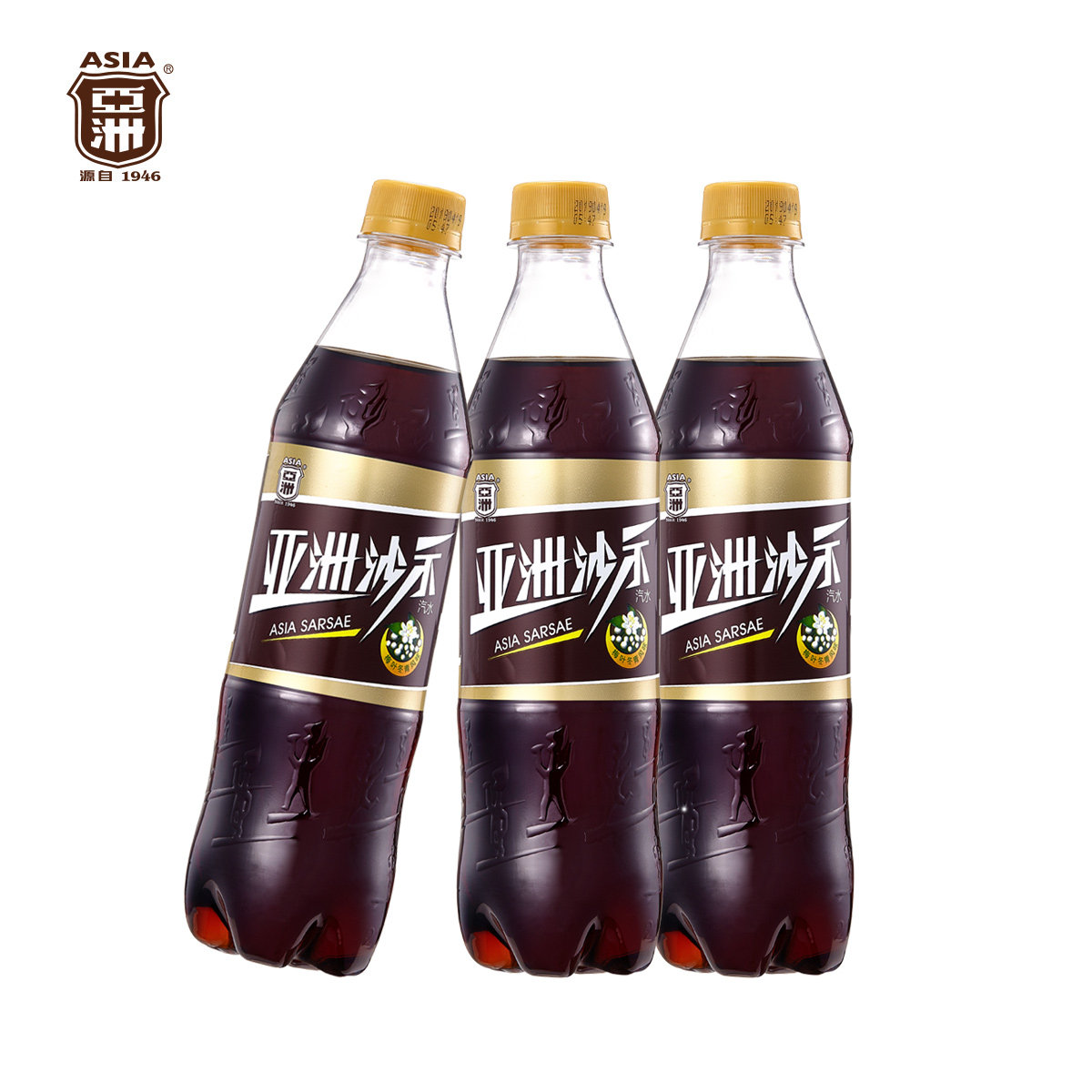 亚洲沙示汽水碳酸饮料500mlx24瓶装整箱怀旧非可乐经典沙士网红款