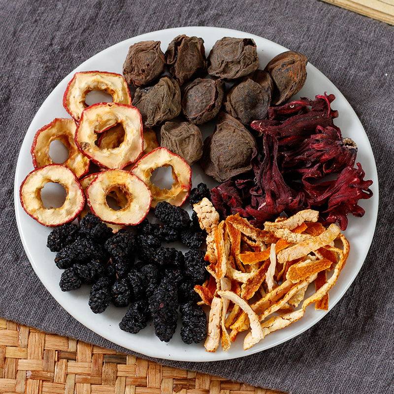 陈皮干乌梅山楂泡茶甘草桑葚玫瑰茄薄荷桂花老北京酸梅汤原材料包