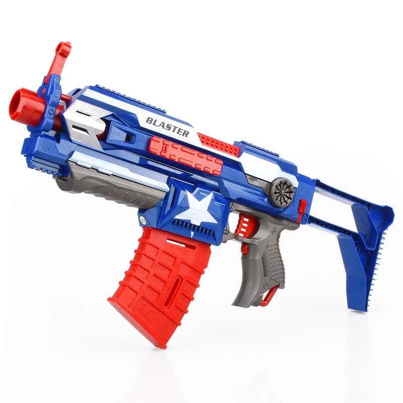 电动连发m416儿童玩具吸盘软弹枪男孩子弹电动玩具枪