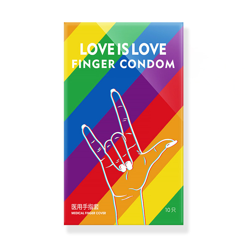 拉拉手指les激情情趣用品女性专用调情避孕套扣扣避孕套