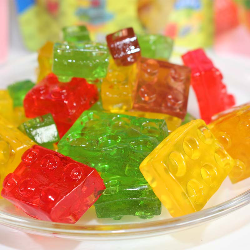 拼装糖果阿麦麦斯4d积木果汁软糖零食益智传统糖果