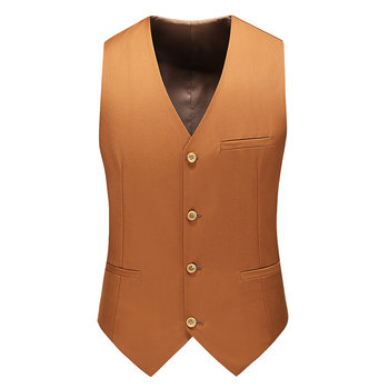 Mens Vest Mens Casual suits V-necked Slim Fit Vests