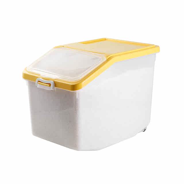 家用厨房密封装米桶米箱20斤装米缸面粉储存罐防虫防潮大米收纳盒