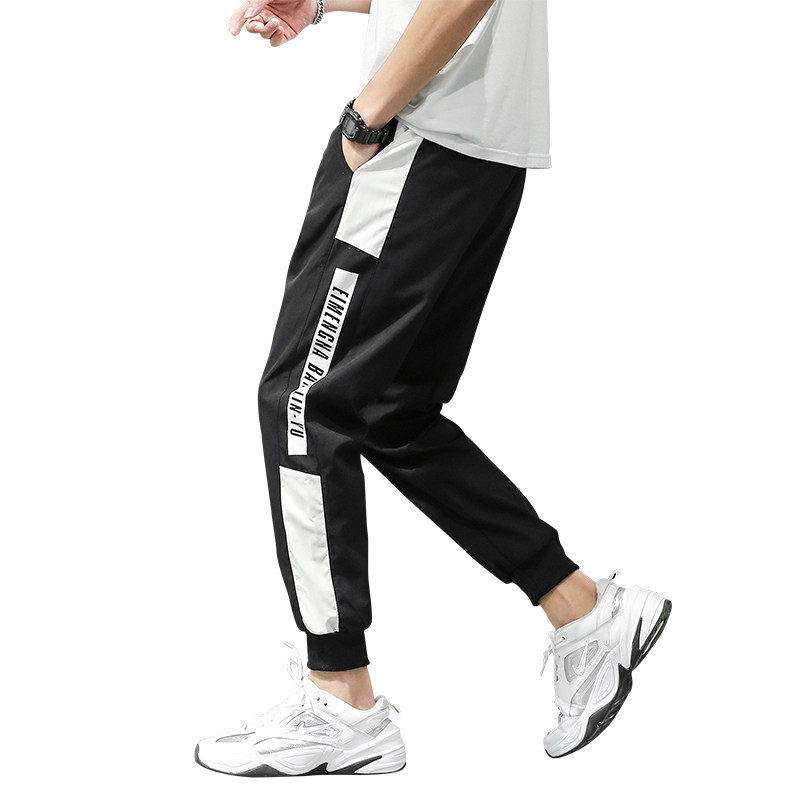 nasa联名休闲运动潮牌束脚卫裤