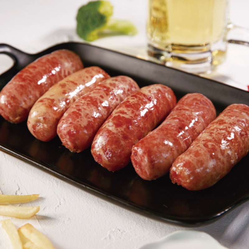 地道500g10禾阳鲜生台湾火山山石烧烤手工纯肉香肠