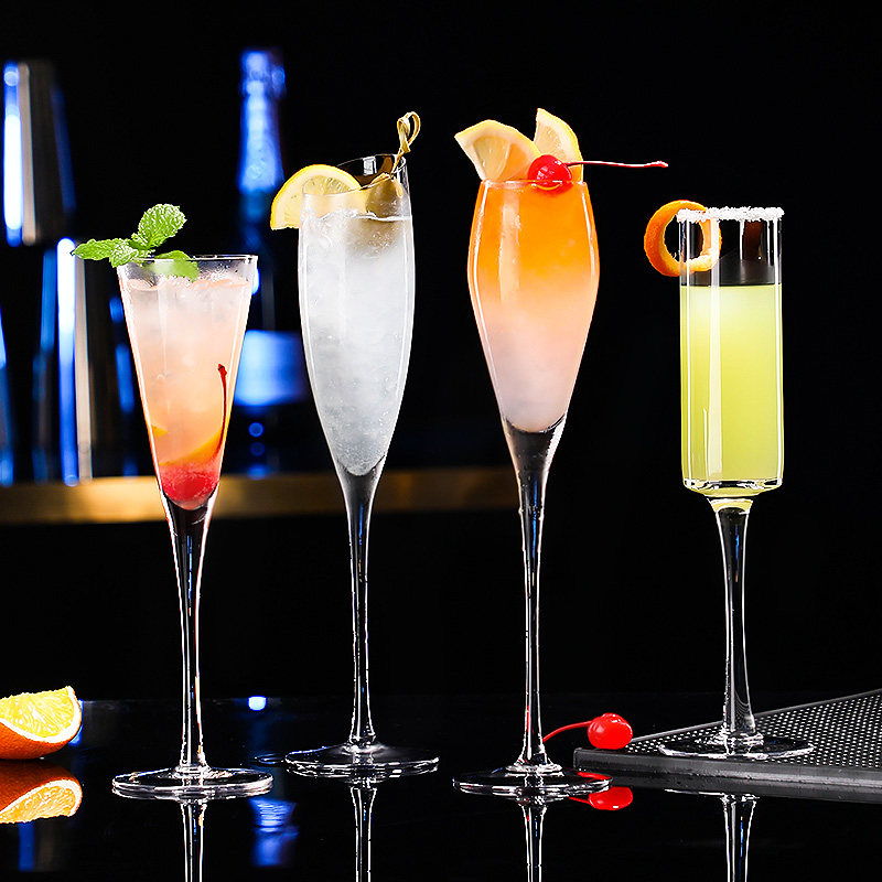 创意玻璃鸡尾鸡尾酒酒杯个性组合酒吧马天尼网红酒杯