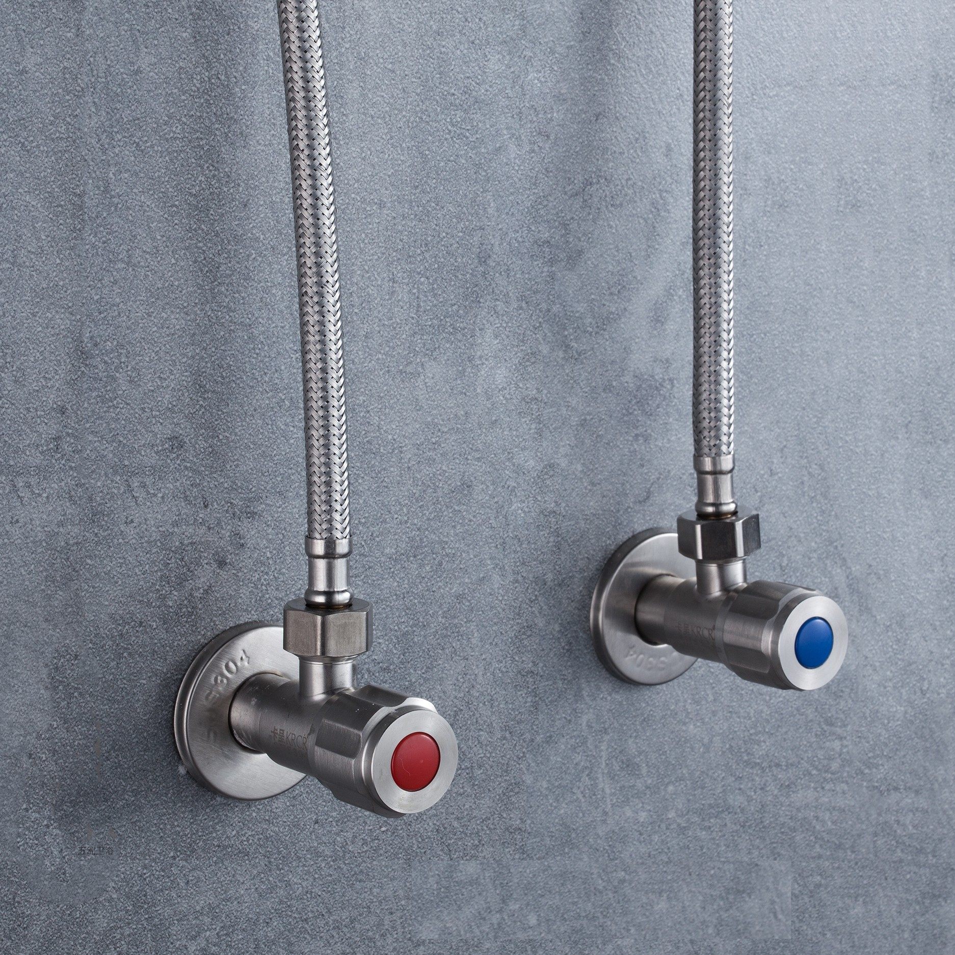 角阀一进二出马桶热水器不锈钢通用加长冷热水加厚角阀