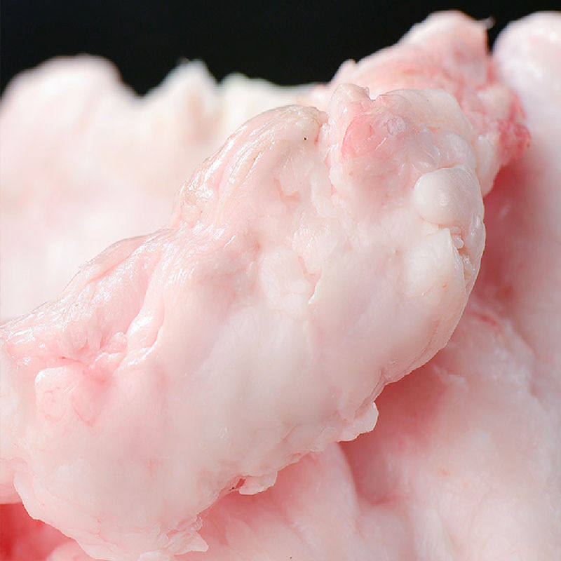 猪肥现取炼制荤油食用白色猪油大油散养农家生猪肉