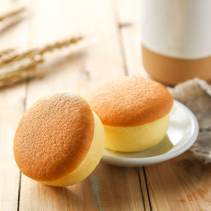 港荣芝士蒸蛋糕整箱900g清蛋糕点心儿童早餐代餐零食品口袋小面包