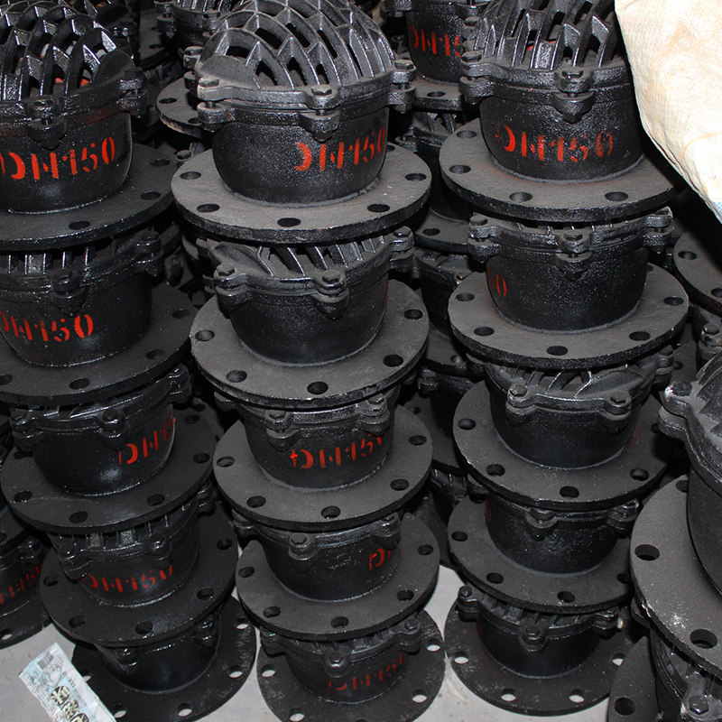 底阀铸铁法兰h42x6p水泵吸水止回阀升降底阀