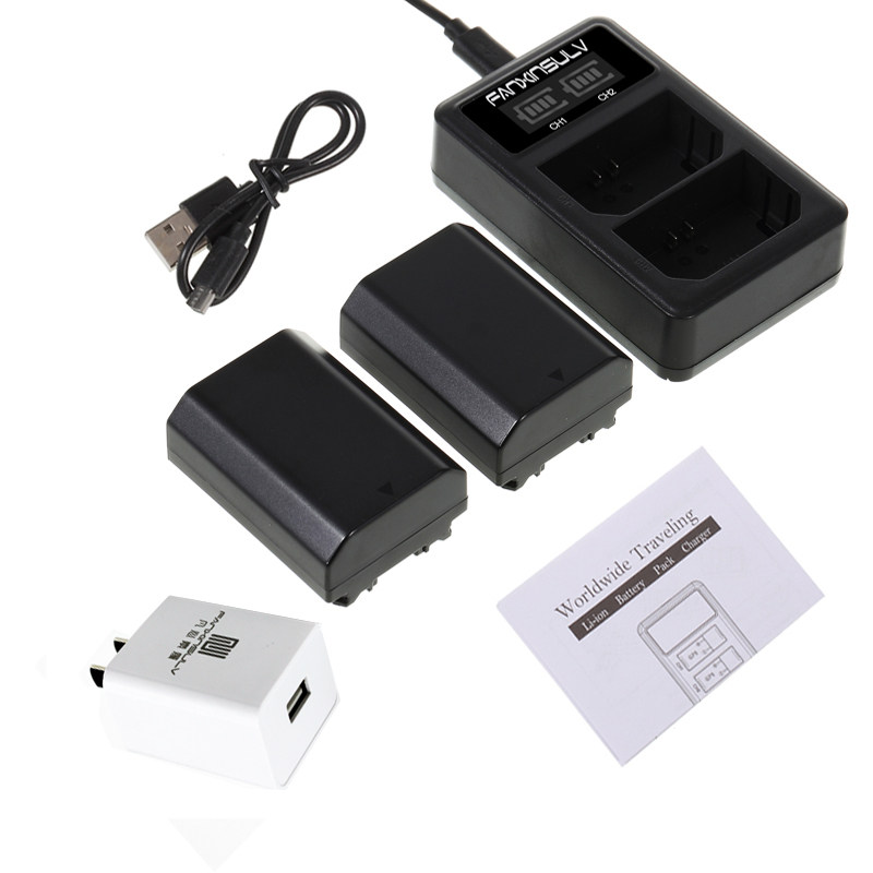 a7m3a7r4索尼a6600a9np-fz100电池充电器a7r3单反相机单反