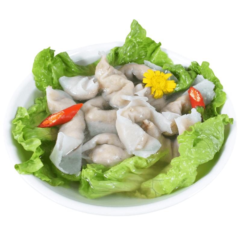 潮汕特产达濠正宗鱼皮饺子 手工制作水饺 鱼饺 新鲜