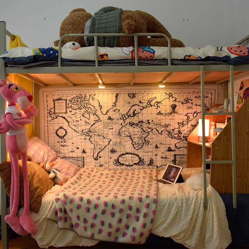 宿舍靠墙挂布大学生寝室背景ins温馨网红日韩挂毯