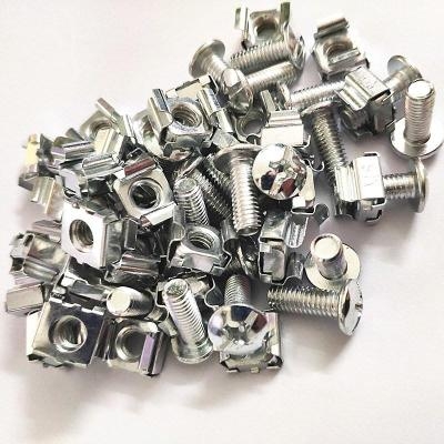 螺丝机柜100套配线架理线架螺帽丝带卡扣螺母螺钉