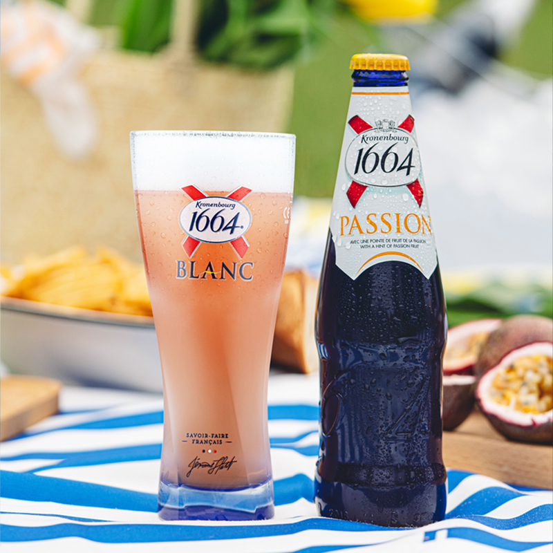 1664百香果风味啤酒250ml*24瓶(热品库)