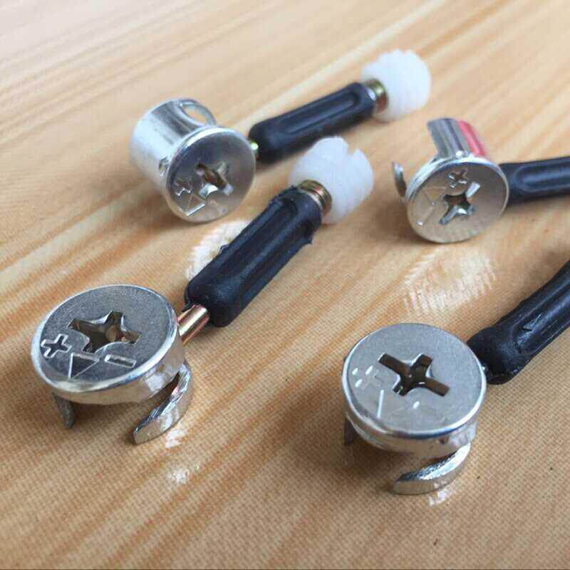 偏心家具连接螺丝螺母配件组装一连合一五金家具连接件