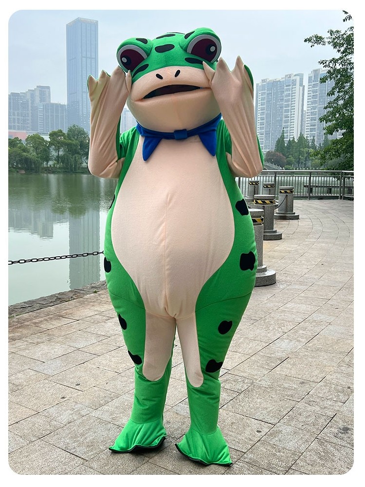 网红孤寡青蛙人偶服装成人儿童夏季套装摆摊cosplay配件