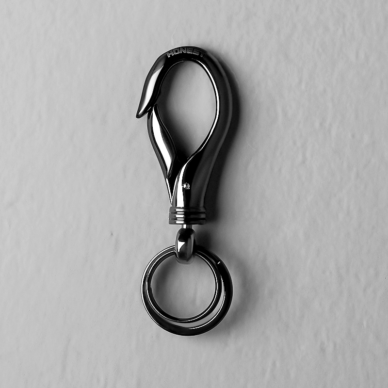 百诚不锈钢汽车钥匙扣男腰高档简约圈环挂件锁匙车用钥匙扣