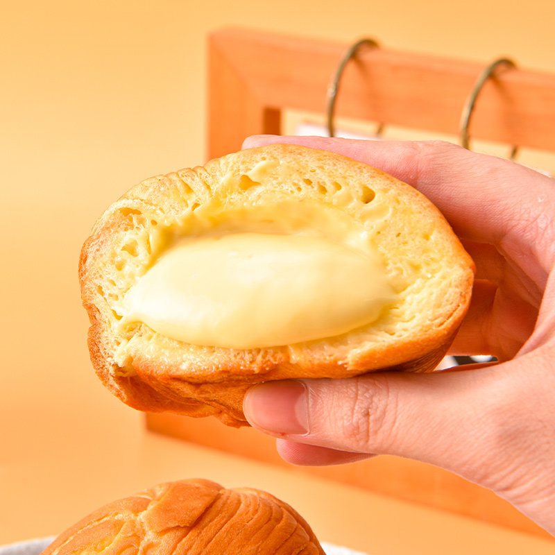 早餐爆浆芝士夹心面包整箱泡芙蛋糕零食奶酪西式糕点