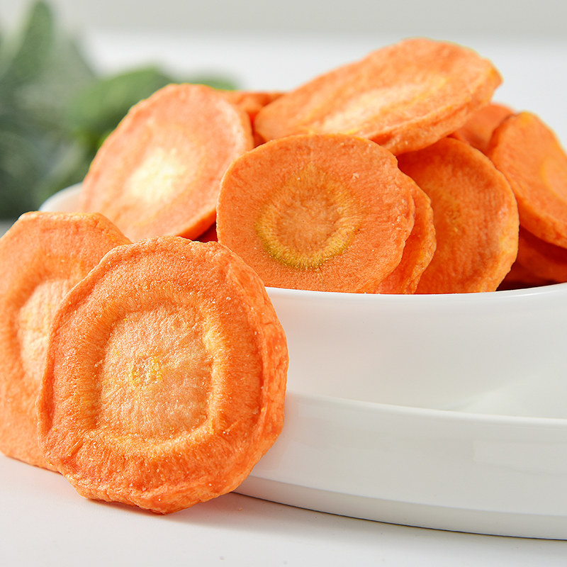 享鲜人胡萝卜脆片胡萝卜干250g脱水蔬菜干果蔬脆片即食零食