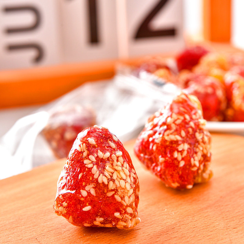 草莓冻干冰糖葫芦老北京山楂办公室孕妇网红零食小吃冻干水果