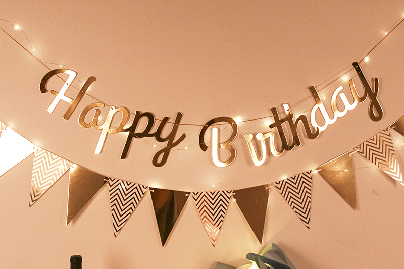 拉旗生日快乐横幅happybirthday拉花道具派对装饰节日装扮用品