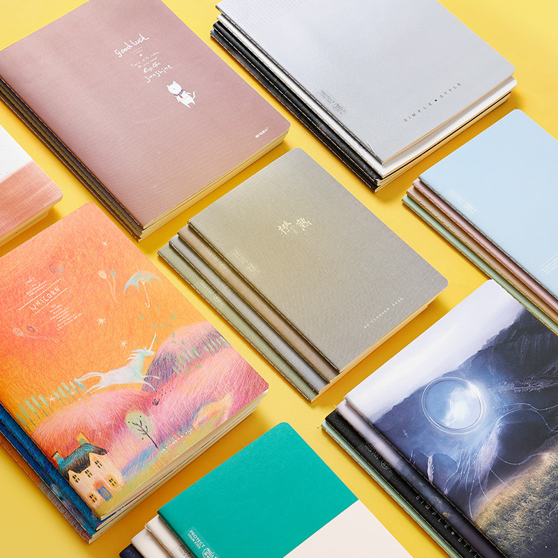 本子晨光学生练习本16k新简约清新国小韩国小a5笔记本