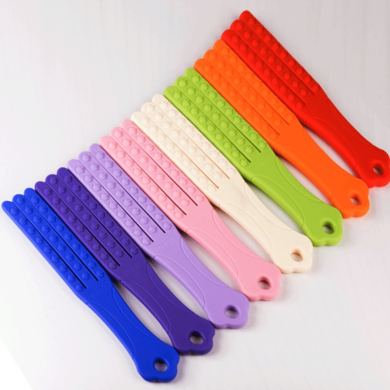 拍痧板正品养生拍保健拍打棒颈椎硅胶家用全身扣痧板经络拍按摩锤