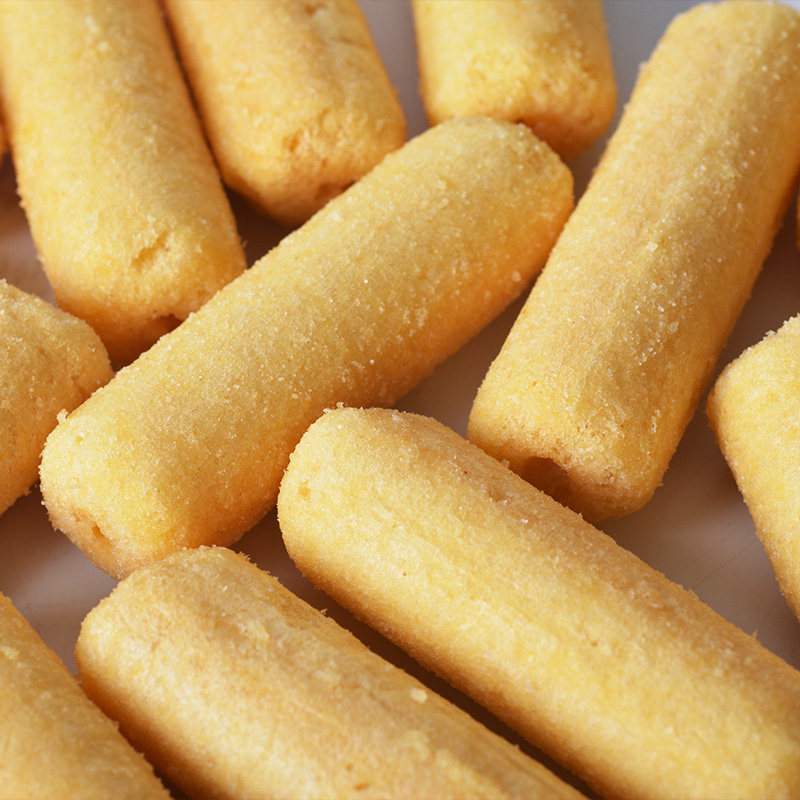 雨旺膨化食品粗粮夹心米果268g能量棒糙米卷54支早餐饼干休闲零食