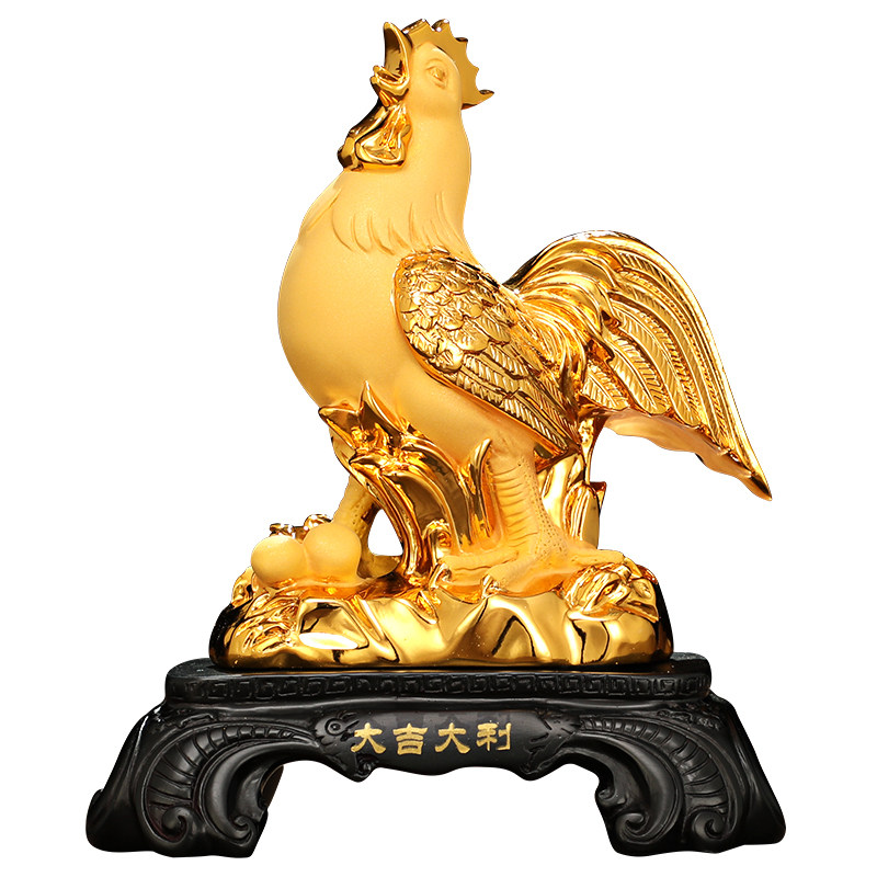 大吉大利摆件金鸡吉祥物生肖家居客厅装饰品大公鸡摆设摆件
