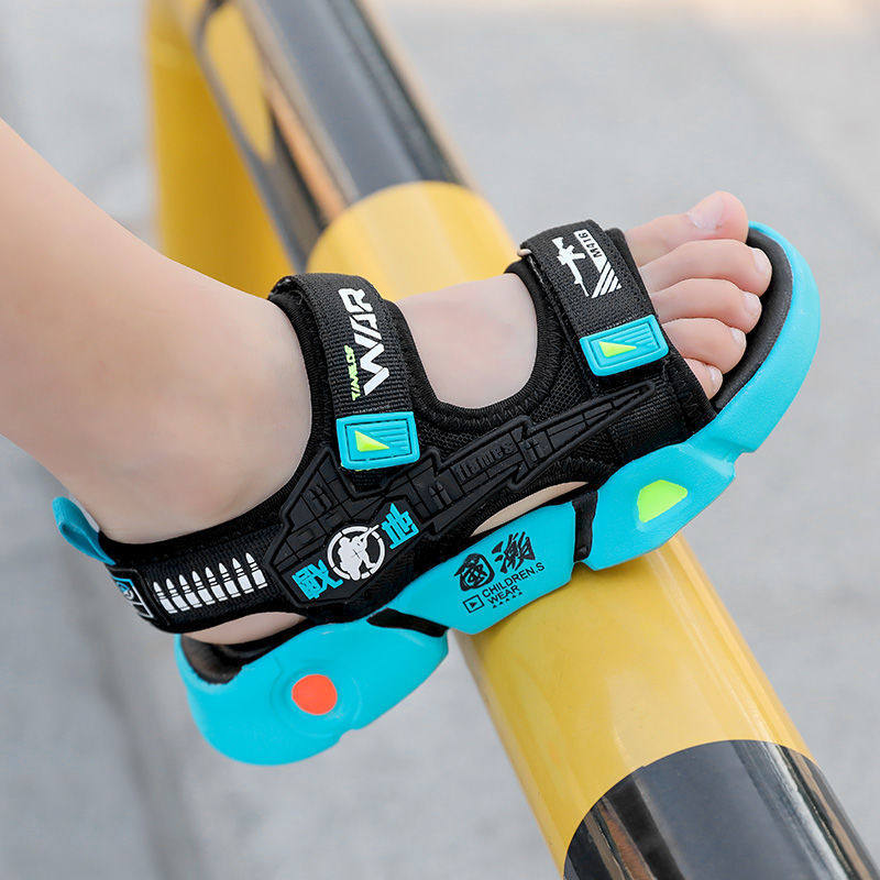 男童夏季凉鞋沙滩鞋子小学生防滑鞋软底男鞋