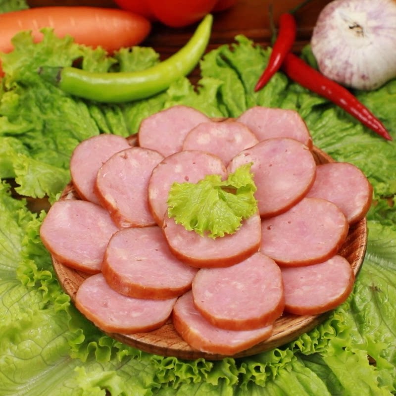 天津国顺盘肠1000g特产开袋即食油煎烧烤美味香肠