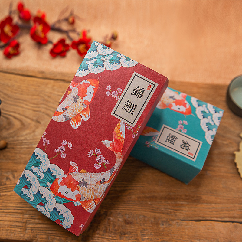 复古礼盒婚庆糖果盒伴手婚礼结婚礼锦鲤结婚糖盒糖盒