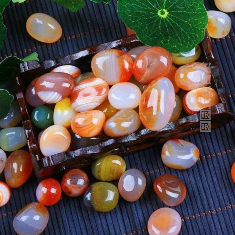 天然南京雨花石细支原石清仓鹅卵石石头花盆彩石花盆