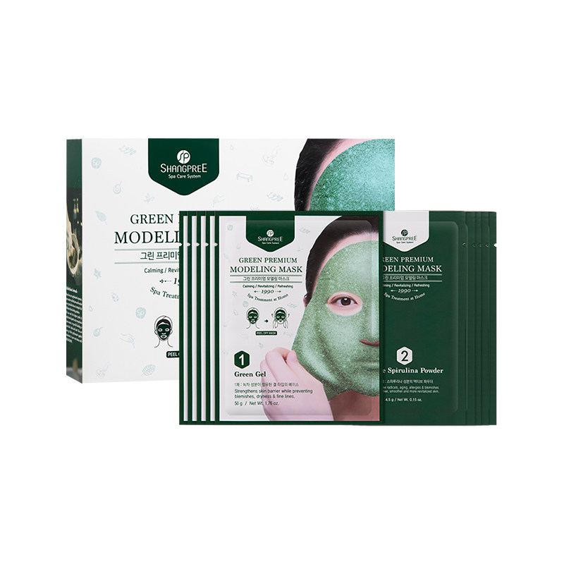 官方正品香蒲丽螺旋藻水光面膜272g补水收缩毛孔涂抹面膜