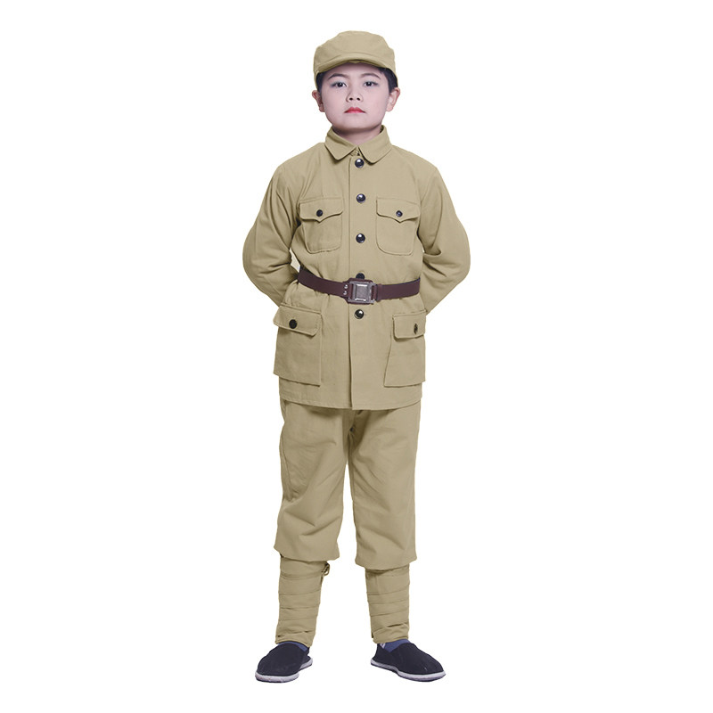 儿童志愿军演出服解放军衣服抗美援朝时期服装长津湖同款儿童演出服
