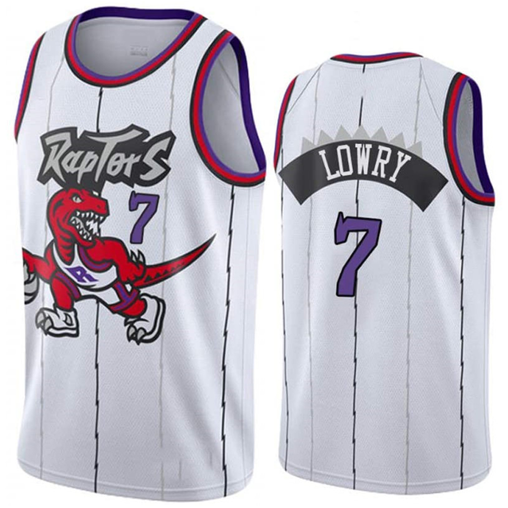 2021赛季多伦多猛龙队7号凯尔洛瑞lowry城市黑金热压篮球服