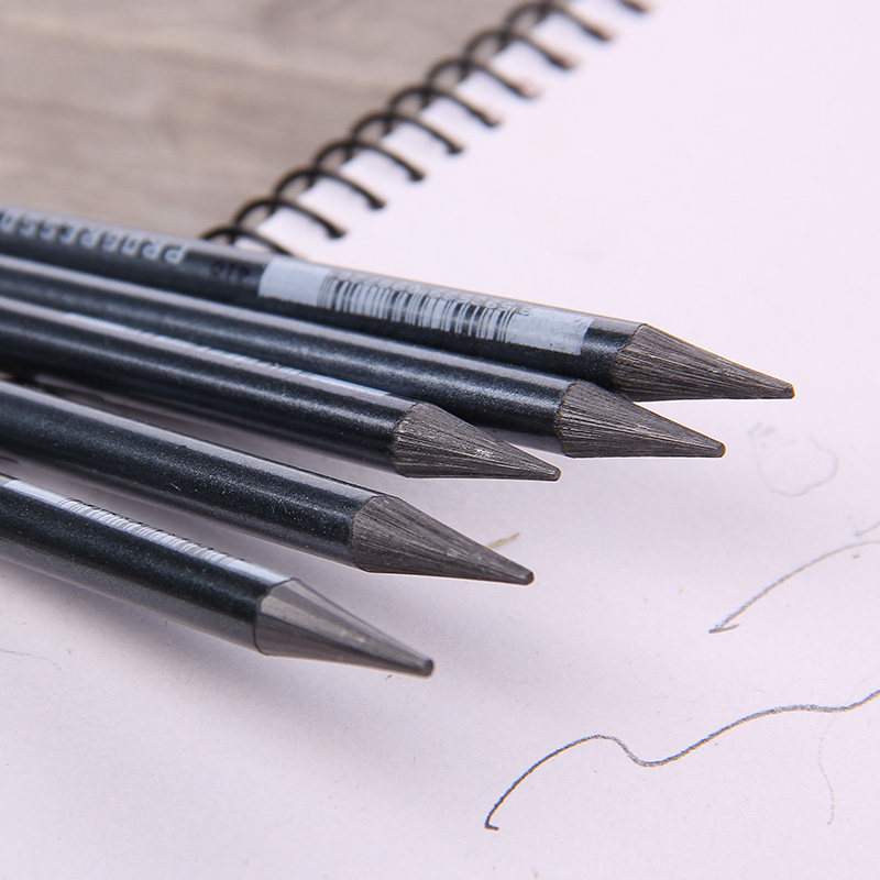 铅笔石墨捷克酷喜乐koh-i-noor素描无木全铅hb-8b铅笔