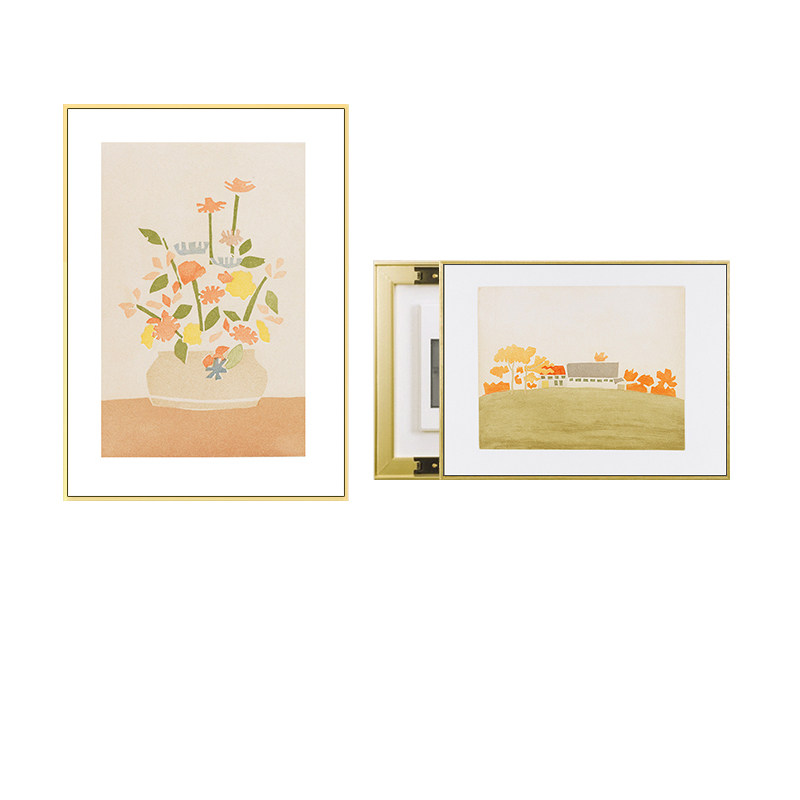 电表装饰画弱电遮挡盒子北欧欧风挂画开关箱子现代装饰画