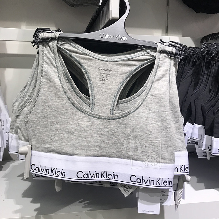 ckcalvinklein女士休闲舒适背心无痕运动内衣文胸