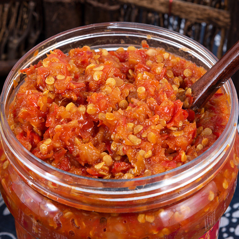 羊角园小米辣椒酱280克2瓶优惠套装江西寻乌特产辣椒酱