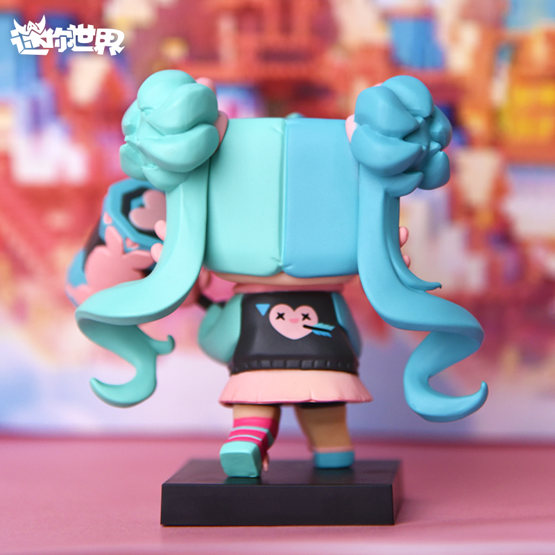 迷你世界手办小艾公仔摆件纯真少女国产游戏模型收藏附带星核宝箱