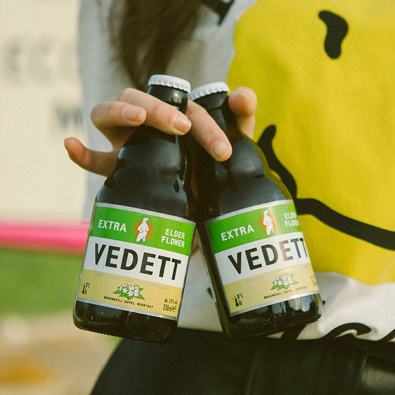 白熊接骨木花啤酒比利时原装进口精酿啤酒330ml24瓶装整箱